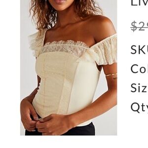 Free People Lace Top